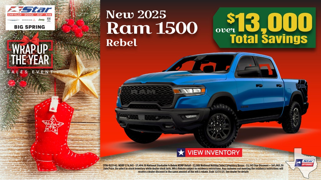 New 2025 Ram 1500 Rebel