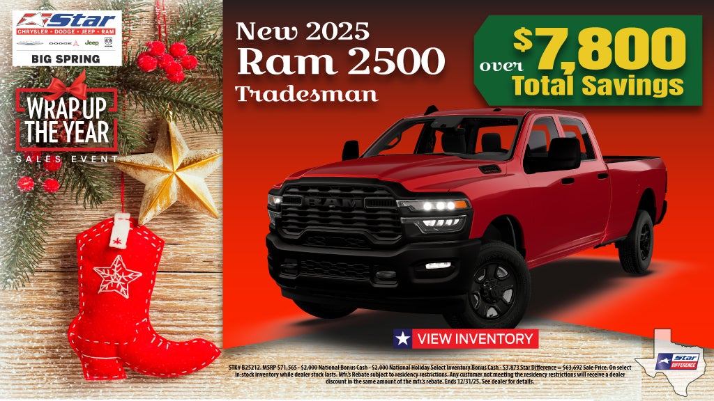 New 2025 Ram 2500 Tradesman