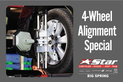 4-Wheel Alignment for Only $129.95