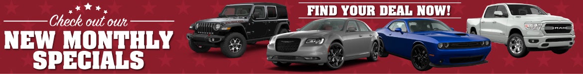 new monthly specials