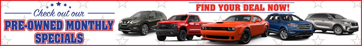 pre-owned monthly specials